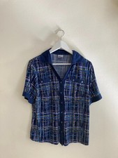 Bluzka koszulowa w kratkę a'la jeans r 42/44 na sprzedaż  PL