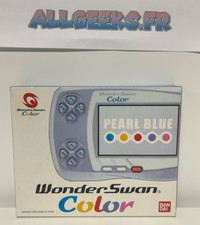 Bandai WonderSwan Color Console not included Pearl Blue Japan - BOITE ET NOTICE comprar usado  Enviando para Brazil