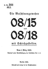 368 maschinengewehre 08 gebraucht kaufen  Bremen