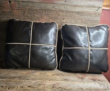 Decor pillows leather for sale  Unionville
