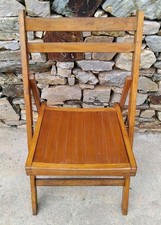 Chaise pliable bois d'occasion  Saint-Julien-de-Vouvantes