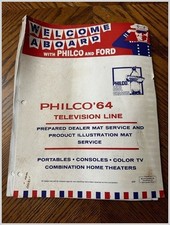 Usado, 1964 Philco Ford TV Dealer tapete livreto de serviço modelo 5420MA 4928MB comprar usado  Enviando para Brazil
