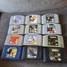 Lote de 12 jogos de videogame Nintendo N64 TESTADOS Turok 2, 007, Star Wars, Star Fox comprar usado  Enviando para Brazil