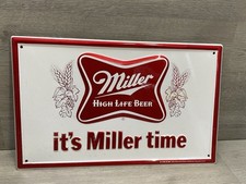 Vtg miller time for sale  Spokane