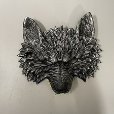 Wolfsmaske kinnlos halloween gebraucht kaufen  Berlin