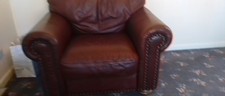 Leather three piece for sale  BIRMINGHAM