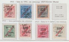 MOÇAMBIQUE - LOURENÇO MARQUES - D. CARLOS COM SOBREBRETAXA - 1915/1917, usado comprar usado  Enviando para Brazil