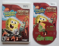 Bob Esponja Calça Quadrada Creature from the Krusty Krab (Nintendo Wii) Testado e Funciona, usado comprar usado  Enviando para Brazil