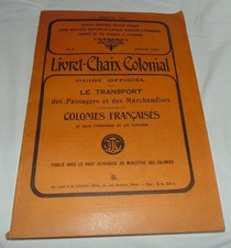 Livret chaix colonial d'occasion  France