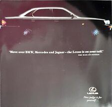 Lexus ls400 brochure for sale  BIGGLESWADE
