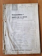 Index kreuzschlitten steuerung gebraucht kaufen  Obersontheim