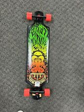 "Mazo longboard Santa Cruz Dios León Rasta Drop Thru Cruzer Freeride completo 40" segunda mano  Embacar hacia Argentina