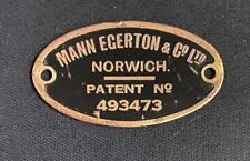 Mann egerton ltd for sale  UK