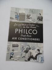 c.1950 PHILCO Catálogo de Ar Condicionado para Janela de Quarto Individual Folheto Vintage Orig. , usado comprar usado  Enviando para Brazil
