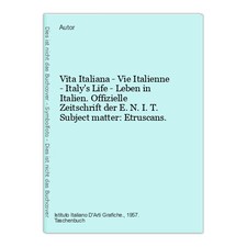 Vita italiana vie gebraucht kaufen  Oberthal