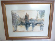 Bild aquarell signiert gebraucht kaufen  Göttingen