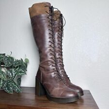 Botas de tacón alto plataforma hasta la rodilla Steve Madden vintage años 90/2000 talla 9,5 segunda mano  Embacar hacia Argentina