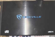 Amplificador de carro Rockville DB14 4000W 2 canais 2 ohms 1000 rms, usado comprar usado  Enviando para Brazil