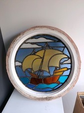 Vintage leaded stained for sale  UK