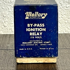 Mallory pass ignition for sale  West Burlington