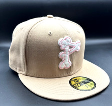 Chapéu ajustável New Era Bone P bege, branco, rosa 59Fifty patch comprar usado  Enviando para Brazil