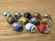 Conjunto de coleção de capacete de futebol americano tamanho mini USFL Pocket Pros como marca Riddell comprar usado  Enviando para Brazil