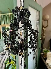 Black crystal beaded for sale  Wellsboro