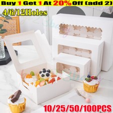 Windowed cupcake boxes for sale  WORCESTER