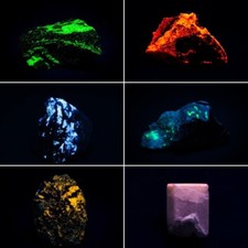 Minerali fluorescenti willemit usato  Spedire a Italy