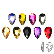 Strass Moda Coreana 3D Nail Art Strass Pera Flatback Pixie Pedras de Cristal, usado comprar usado  Enviando para Brazil