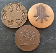 Lot médailles bronze d'occasion  Plémet