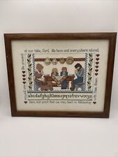 Framed cross stitch for sale  Jacksonville