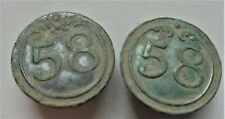 Paire anciens boutons d'occasion  Saint-Amand-les-Eaux