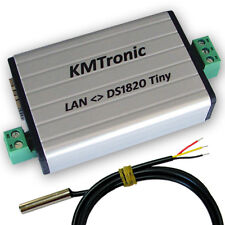 KMtronic LAN DS18B20 WEB Digital Temperature Monitor 1 Sensor (1 meter Cable) comprar usado  Enviando para Brazil