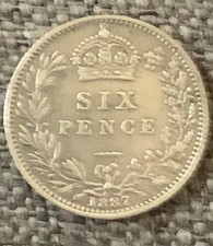 Victoria 1887 silver for sale  TIDWORTH