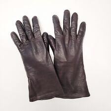 Lederhandschuhe damen dunkelbr gebraucht kaufen  Caputh