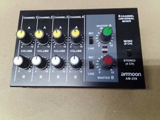Usado, Mini mixer de som áudio estéreo 8 canais mono 4 canais Ammoon AM-228 comprar usado  Enviando para Brazil