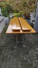 Bierzeltgarnitur set teilig gebraucht kaufen  Heppenheim (Bergstraße)