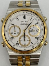 Seiko quartz chronograph for sale  Media