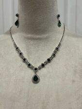 Crystal necklace earrings for sale  Denver