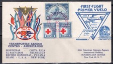 Honduras 1943 Staehle First Flight Cover, TACA Airlines comprar usado  Enviando para Brazil