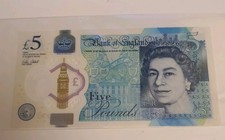 Five pound note for sale  BEXLEYHEATH