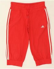 Pantalones cortos deportivos ADIDAS para mujer Bermudas Reino Unido 10 pequeños rojos de algodón BH05 segunda mano  Embacar hacia Argentina