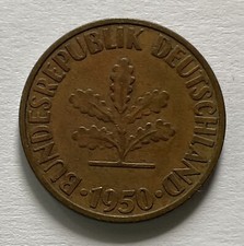Pfennig 1950 münze gebraucht kaufen  Korbach