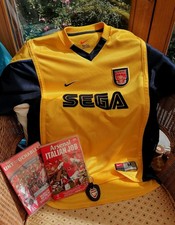 Arsenal sega shirt for sale  BARNSTAPLE