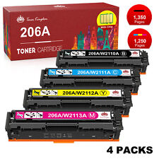 Toner com chip 206A para HP Color LaserJet Pro MFP M283fdw M283Cdw M282 M255dw comprar usado  Enviando para Brazil