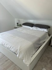 Bettrahmen malm ikea gebraucht kaufen  Köln