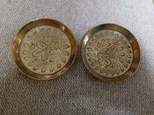 Indian brass plates for sale  HARWICH