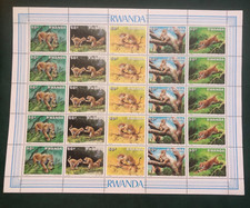 Rwanda 1987 leopard d'occasion  Expédié en Belgium