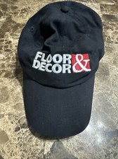 Chapéu boné Floor & Decor adulto ajustável preto 190% algodão DiLa comprar usado  Enviando para Brazil